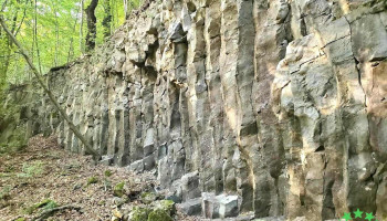 Coloanele de Bazalt de la Piatra Cioplită - Comăna De Sus