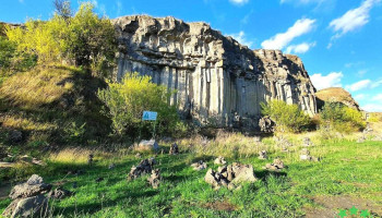 Coloanele de bazalt de la Racoș - Racoș