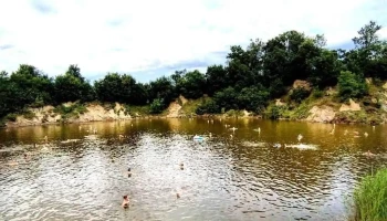 Lacul fără fund Ocna Sibiului - România