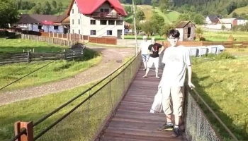 Puntea Manastirea Humorului - Mănăstirea Humorului