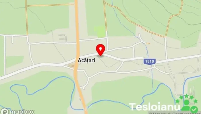 hartă a Acățari  în Acățari