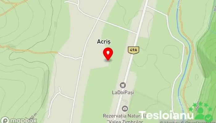 hartă a Acriș  în Acriș