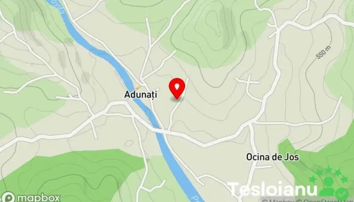 hartă a Adunați  în Adunați