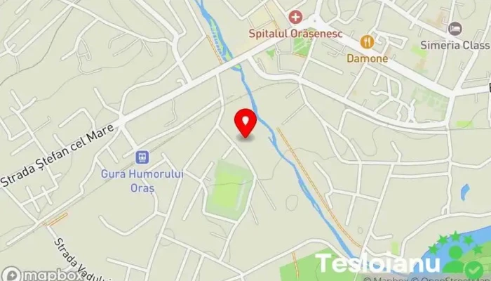 hartă a Adyrad Punct de inspecție auto în Gura Humorului