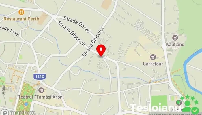 hartă a Agenția Județeană de Plăți și Inspecție Socială Covasna Centru de asistență socială în Sfântu Gheorghe