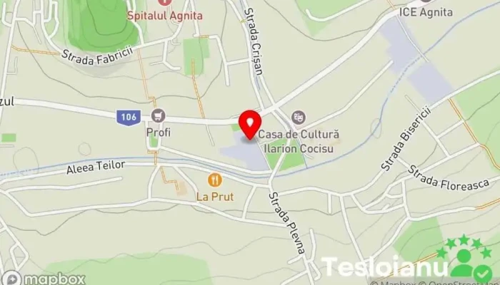hartă a Agnita  în Agnita