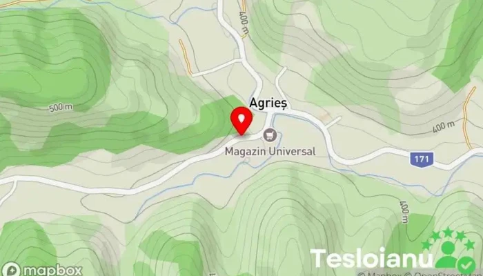 hartă a Agrieș  în Agrieș