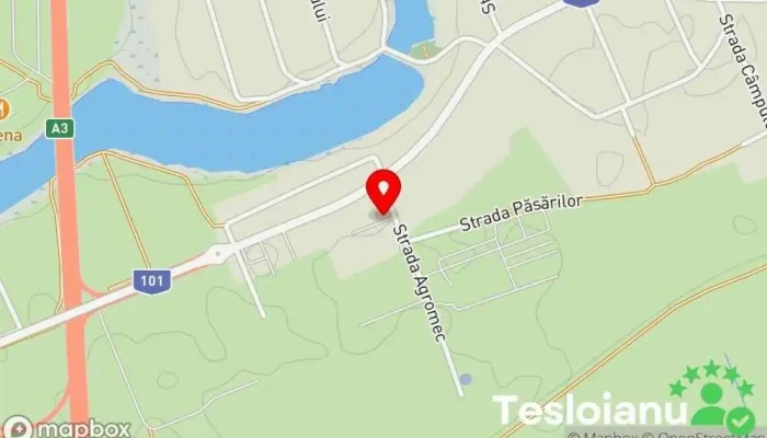 hartă a AGROMEC MOARA VLASIEI Sediul social în Moara Vlăsiei