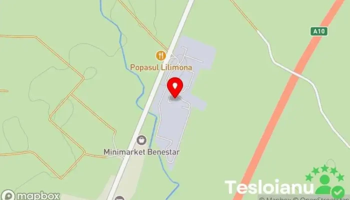 hartă a Albalact Producător în Galda de Jos