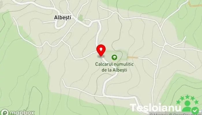 hartă a Albești  în Albești