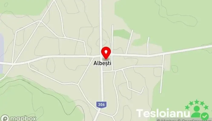 hartă a Albești  în Albești