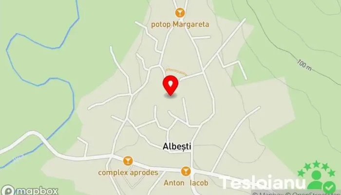 hartă a Albești  în Albești