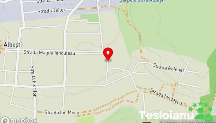 hartă a Albești  în Albești