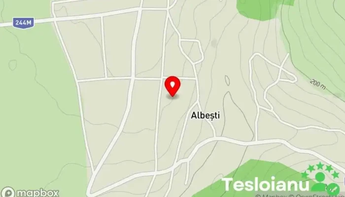 hartă a Albești  în Albești