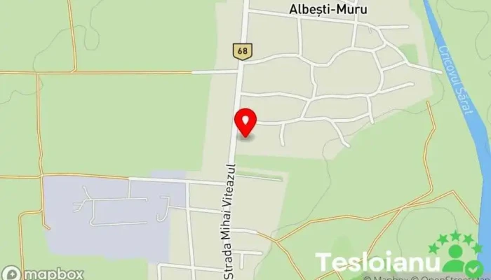 hartă a Albești-Muru  în Albești-Muru