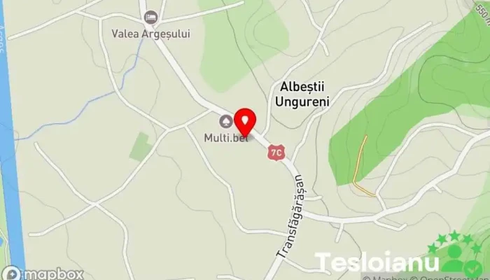 hartă a Albeștii Ungureni  în Albeștii Ungureni