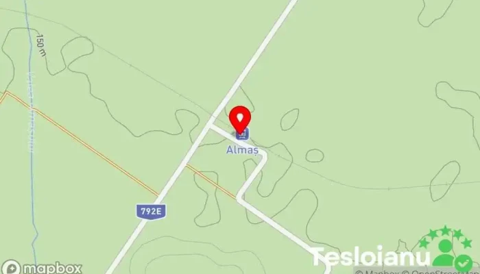 hartă a Almaș Gară în 