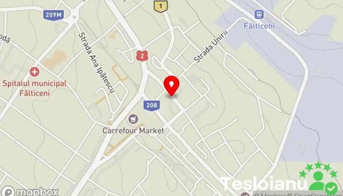 hartă a Alstic Fâlticeni  în Fălticeni