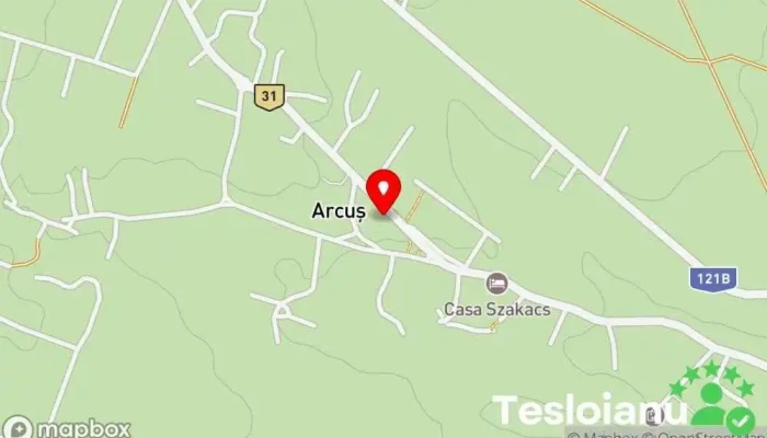 hartă a Arcuș  în Arcuș