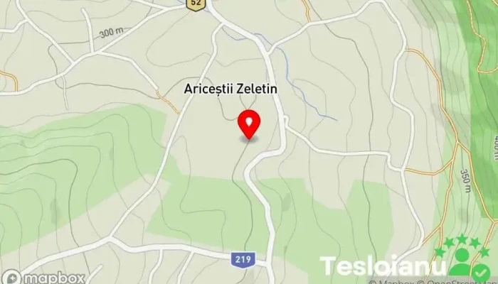 hartă a Ariceștii Zeletin  în Ariceștii Zeletin