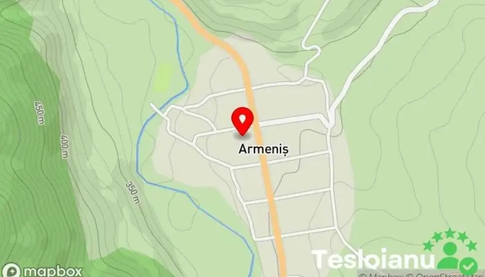 hartă a Armeniș  în Armeniș