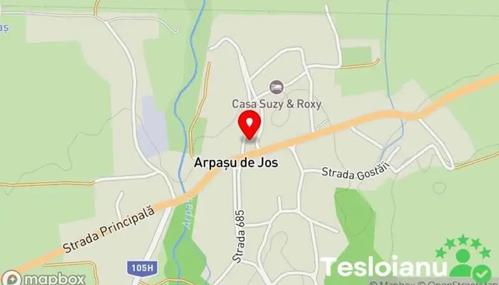 hartă a Arpașu de Jos  în Arpașu de Jos