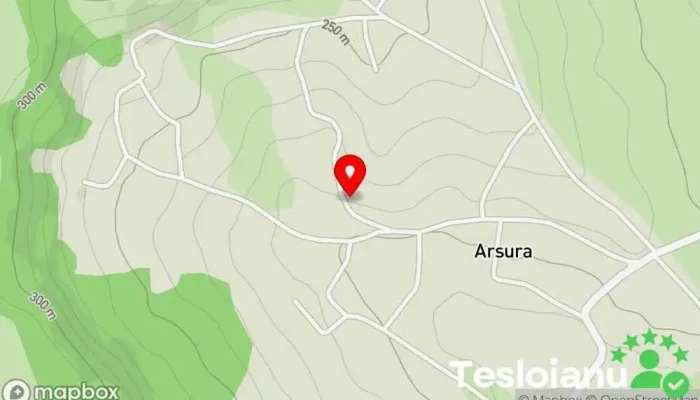 hartă a Arsura  în Arsura