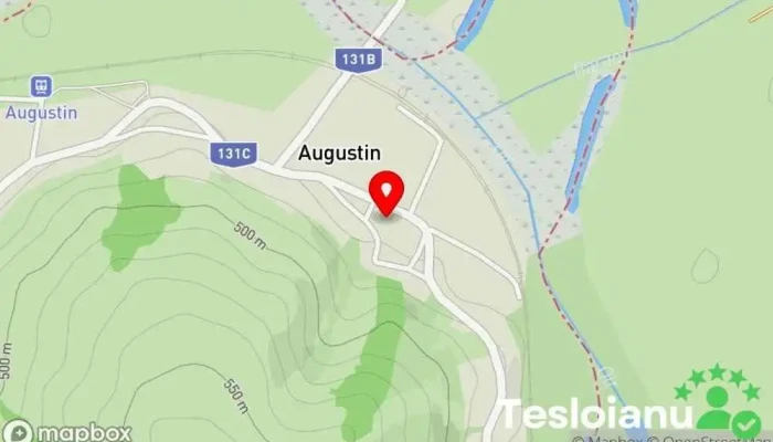 hartă a Augustin  în Augustin