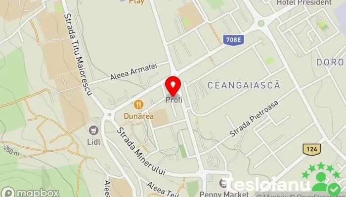 hartă a Auto technical parts s.r.l. Magazin de piese auto în Deva