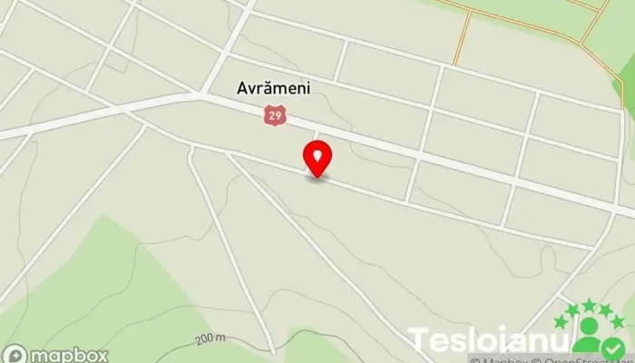 hartă a Avrămeni  în Avrămeni