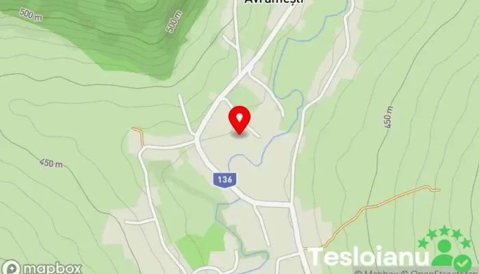 hartă a Avrămești  în Avrămești