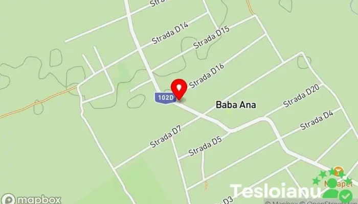 hartă a Baba Ana  în Baba Ana