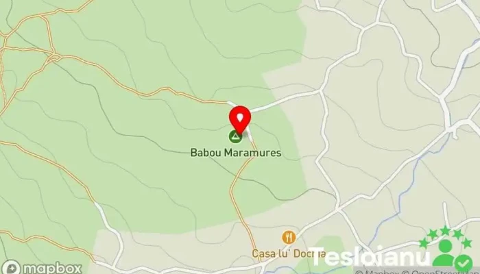 hartă a Babou Maramures campsite/pension Teren de campare, Hostel în Breb