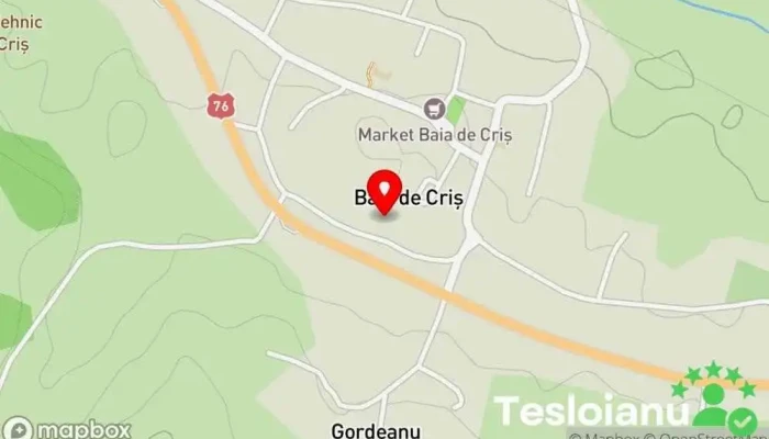 hartă a Baia de Criș  în Baia de Criș