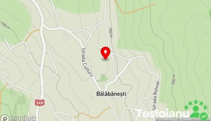 hartă a Bălăbănești  în Bălăbănești