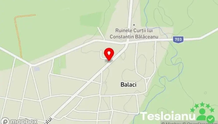 hartă a Balaci  în Balaci
