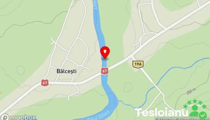 hartă a Bălceşti  în Bălceşti