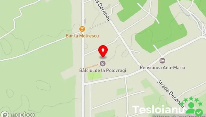 hartă a Bâlci Polovragi Parc de distracții în Polovragi