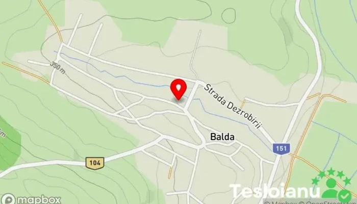 hartă a Balda  în Balda