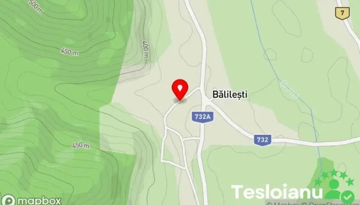 hartă a Bălilești  în Bălilești