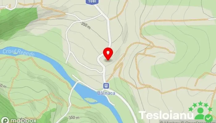 hartă a Bălnaca  în Bălnaca