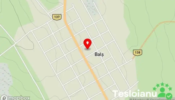 hartă a Balș  în Balș
