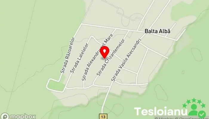 hartă a Balta Albă  în Balta Albă