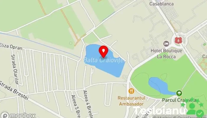 hartă a Balta Cernele Parc public în Craiova