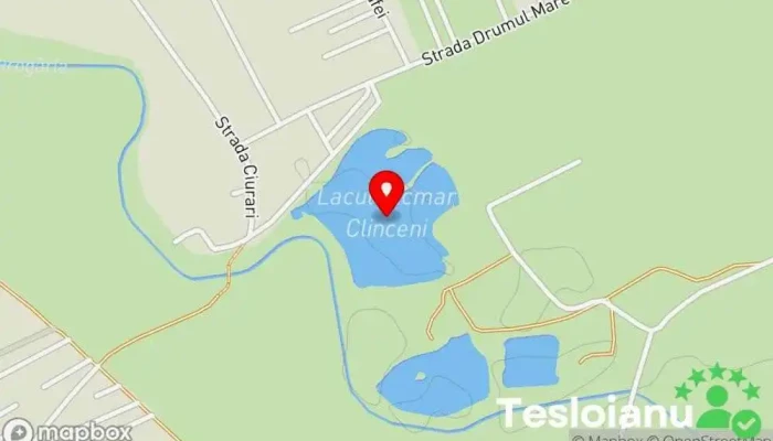 hartă a Balta Clinceni Lac în 