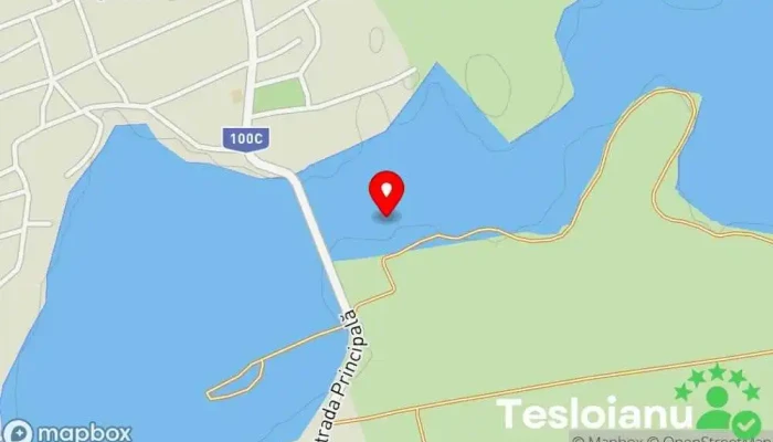 hartă a Balta Fulga Lac de pescuit, Lac în Fulga de Jos