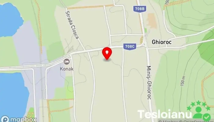 hartă a Balta Agenție de turism în Ghioroc