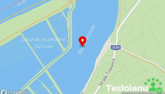 hartă a Balta Turcoaia Fermă de pește în Unnamed Road