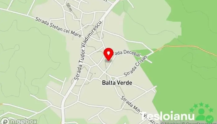 hartă a Balta Verde  în Balta Verde