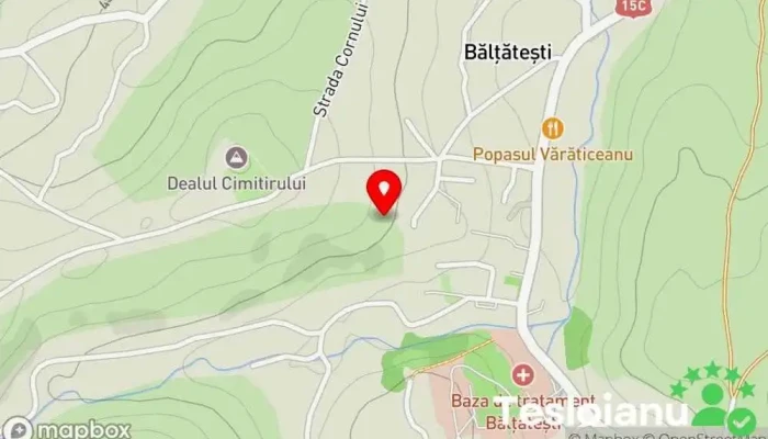 hartă a Bălțătești  în Bălțătești